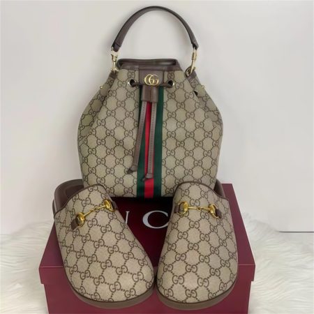 High quality slipper & bucket bag free shipping GUI #X1155