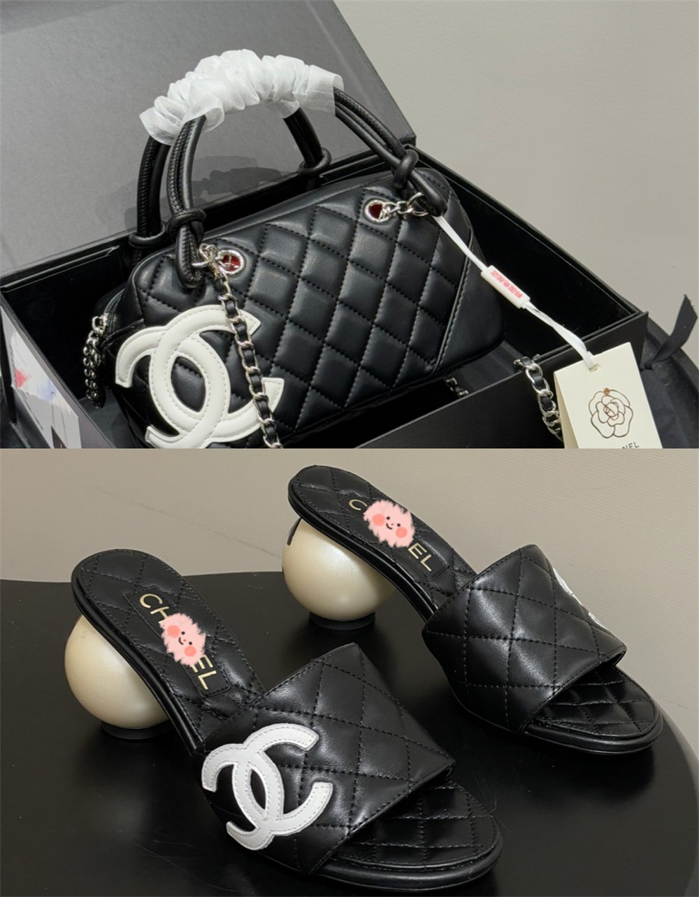 High quality slipper & handbag free shipping CHL #X1157 - Image 1