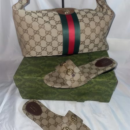 High quality slipper & shoulder bag free shipping GUI #X1164