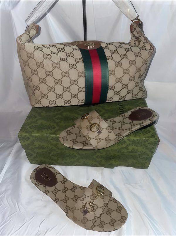High quality slipper & shoulder bag free shipping GUI #X1164