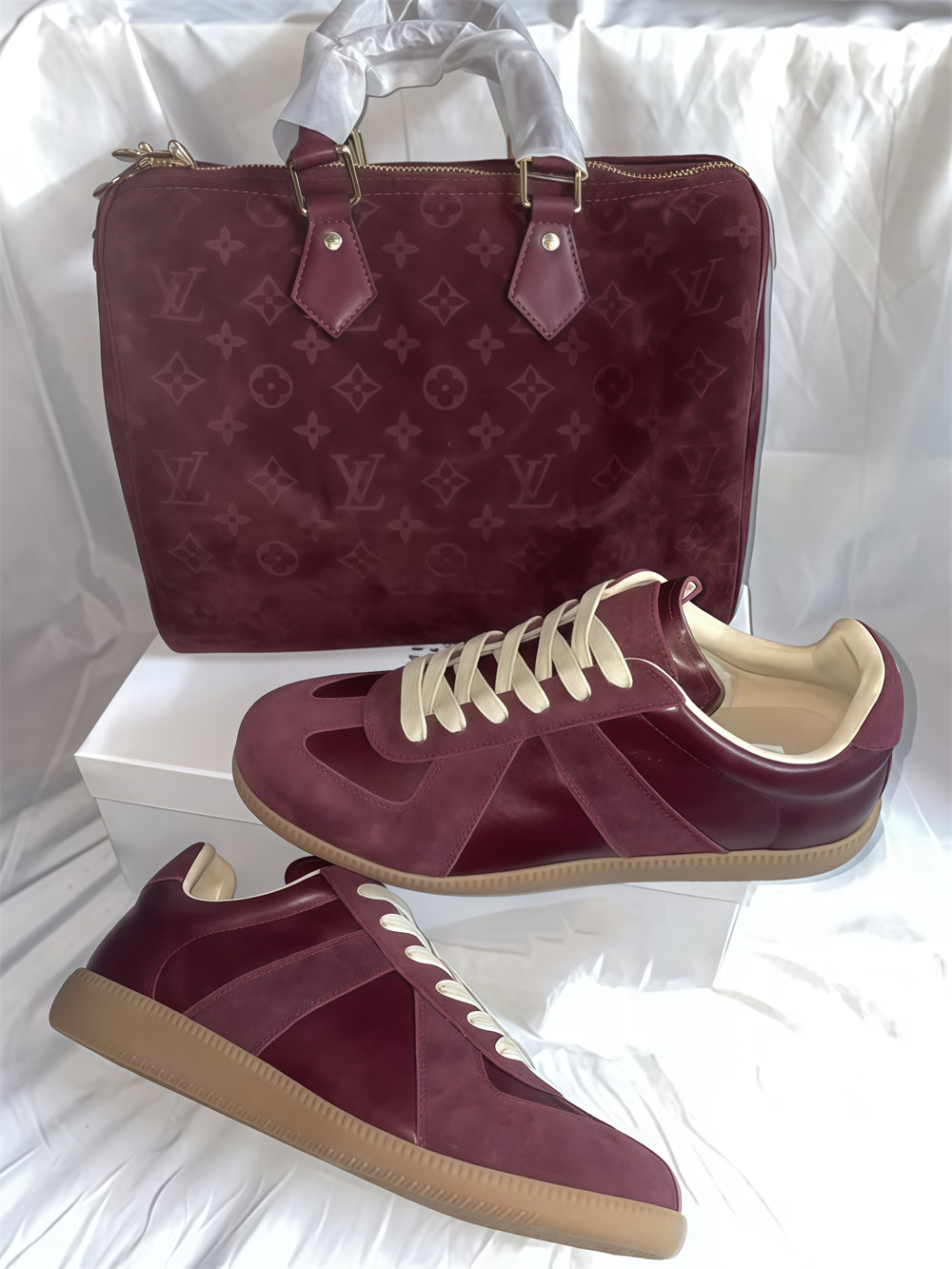 High quality handbag & sneaker set free shipping LOV #X1165 - Image 1