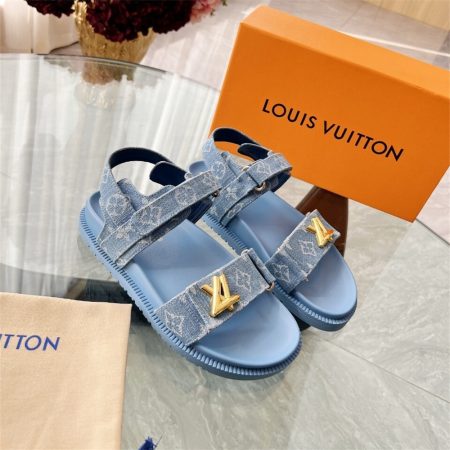High quality denim sandals & shouldeg bag free shipping LOV #X1173 - Image 3