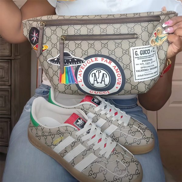 High quality sneaker & waist bag set free shipping GUI #X1313