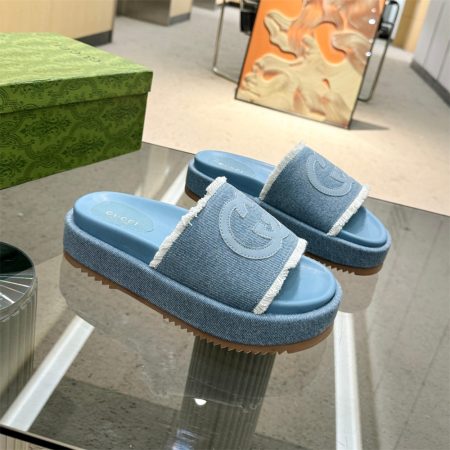 High quality slipper size:5-13 with box free shipping GUI #X1229