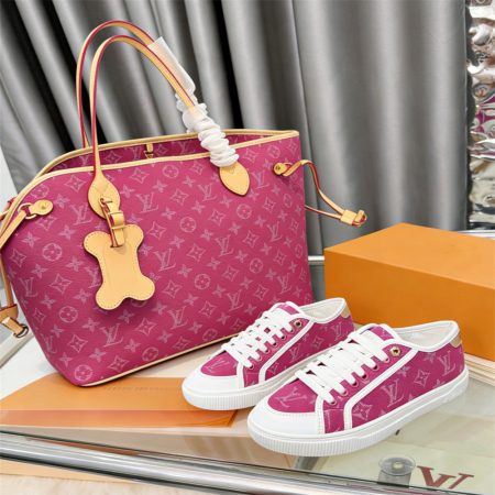 High quality sneaker &Tote bag set free shipping LOV #X1236