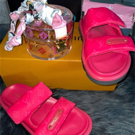 High quality slippers & handbag set free shipping LOV #X1240