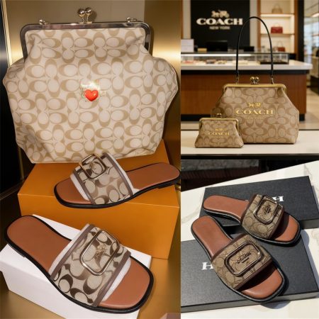 1 set slippers & shoulder bag set free shipping COH #X1241