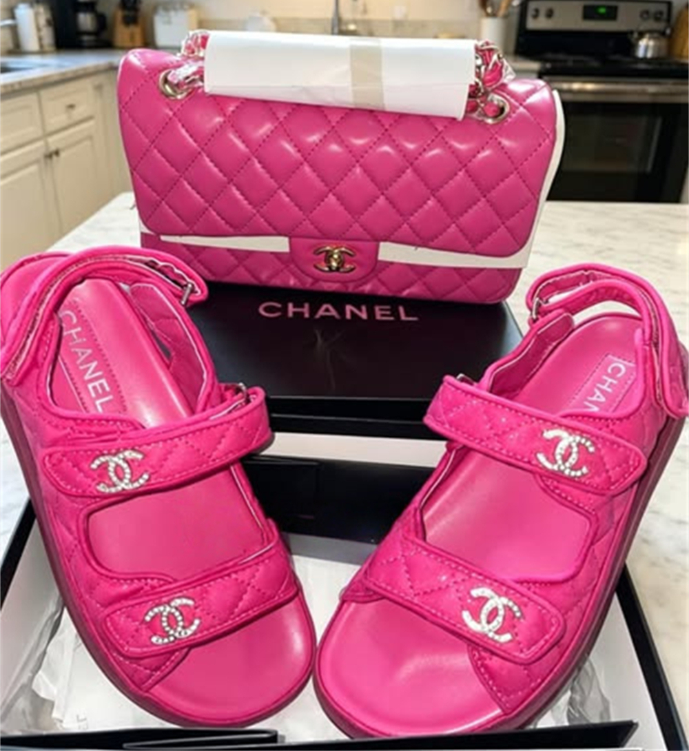 1 set sandal & shoulder bag free shipping CHL #X1279 - Image 1