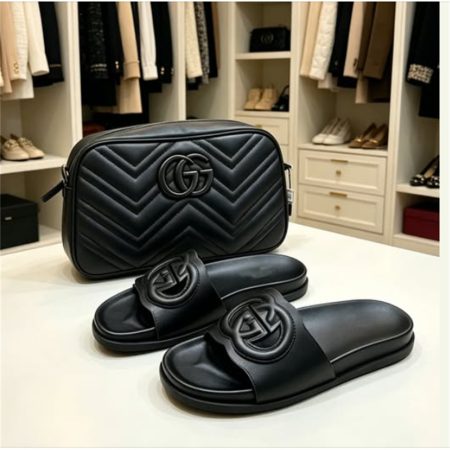 High fashion slippers & camera bag free shipping GUI #X1289