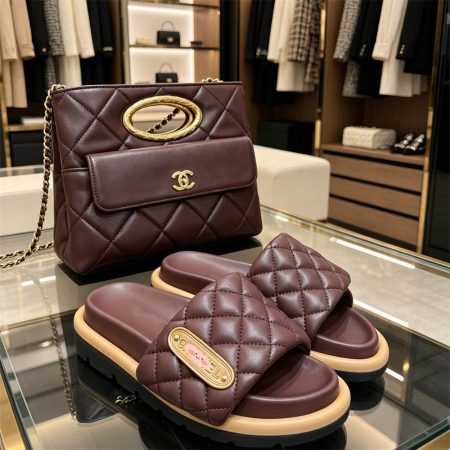 High quality slippers & handbag free shipping CHL #X1291