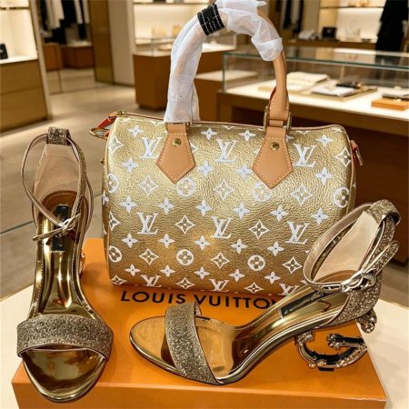 High quality High heels sandals & shoulder bag set free Shipping DOA & LOV  #X1295