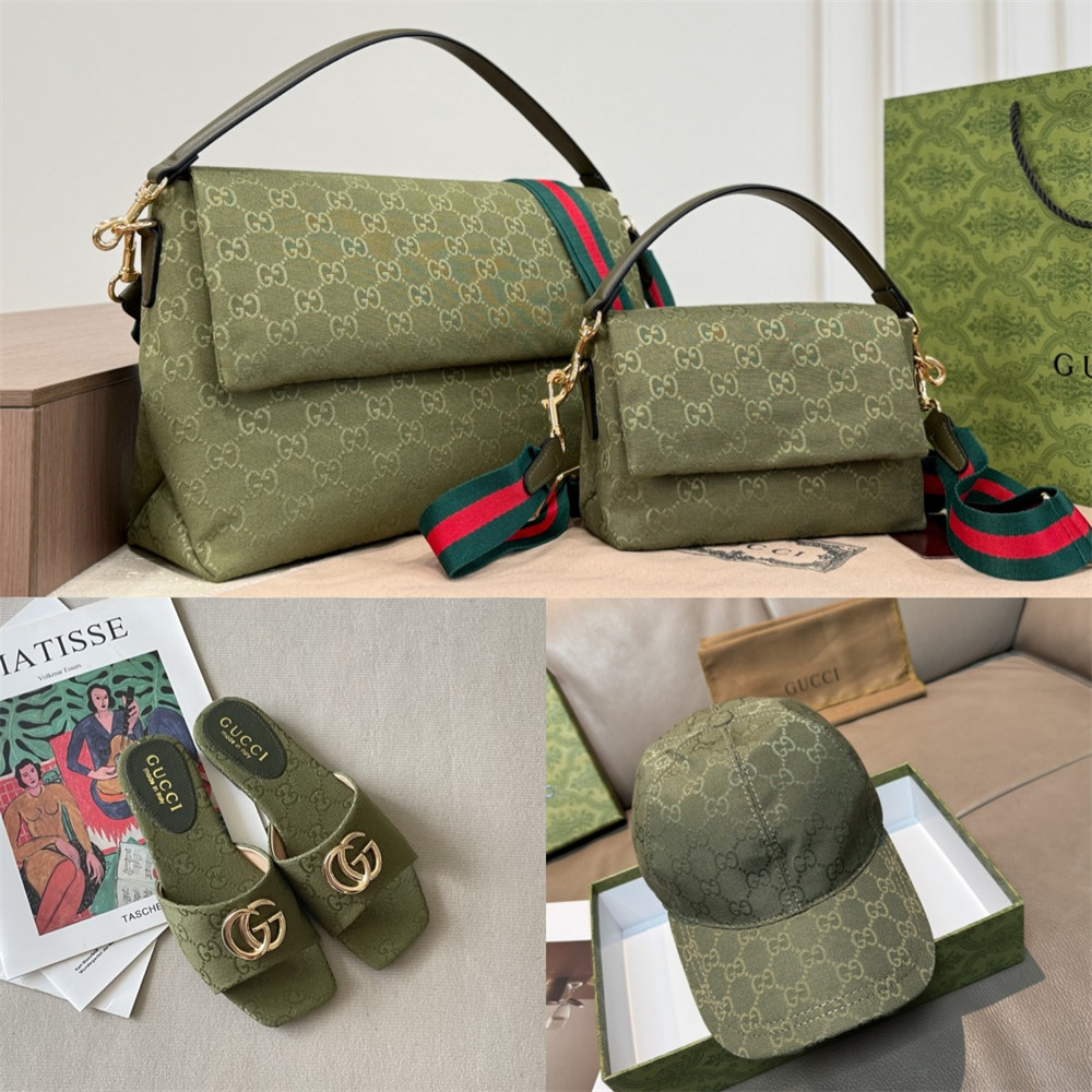 High quality slipper & shoulder bag & hat set free shipping GUI #X1311 - Image 1