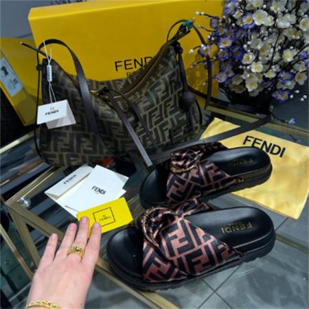High quality slippers & shoulder bag free shipping FEI #X1317