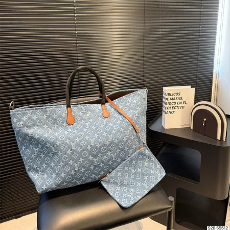 High quality Denim Tote bag size:43*31cm LOV #X1319