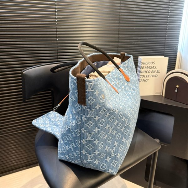 High quality Denim Tote bag size:43*31cm LOV #X1319 - Image 2