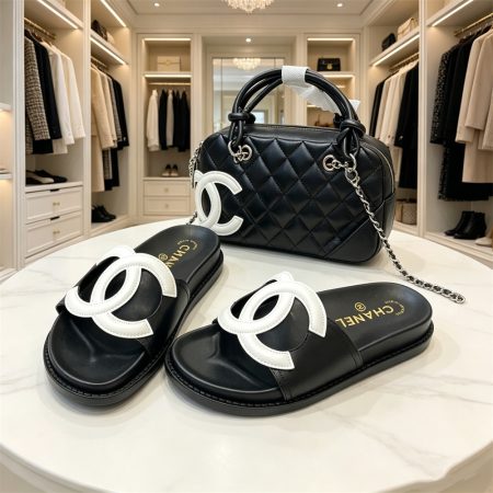 High quality slipper & handbag set free shipping CHL #X1322