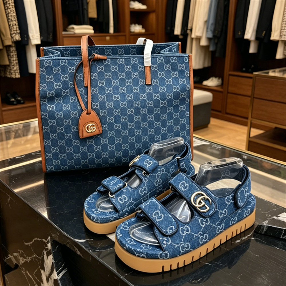 High quality sandal & Tote bag  free shipping GUI #X1324 - Image 1