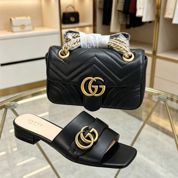High quality slippers & shoulder bag free shipping GUI #X1326