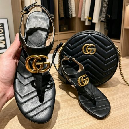 High quality slippers & shoulder bag free shipping GUI #X1349
