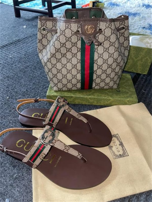High quality slippers & shoulder bag free shipping GUI #X1350