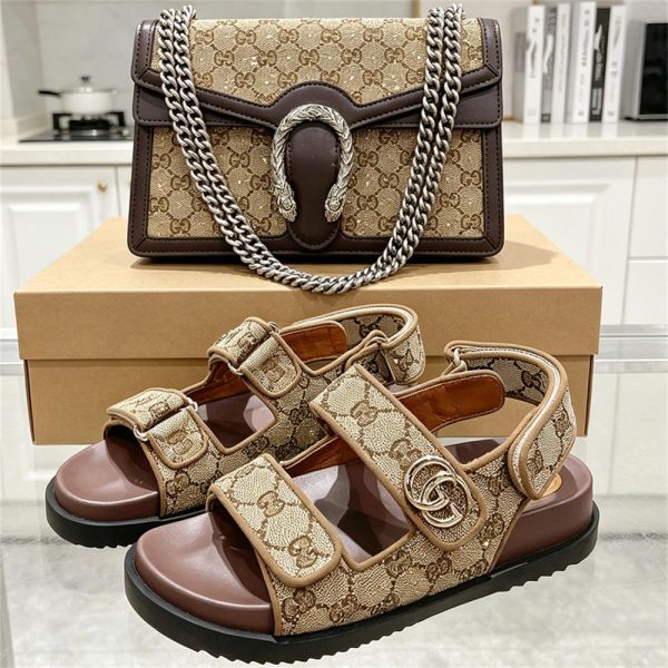 High quality sandals & shoulder bag free shipping GUI #X1363