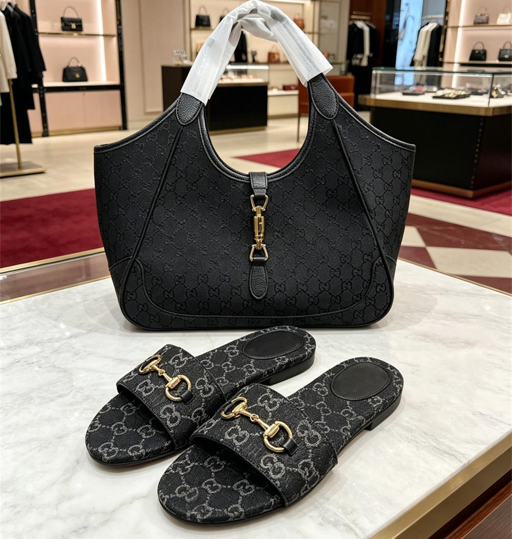 High quality slipper & tote bag set free shipping GUI #X1369 - Image 1