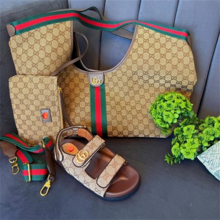 High quality sandal & Tote bag  free shipping GUI #X1387