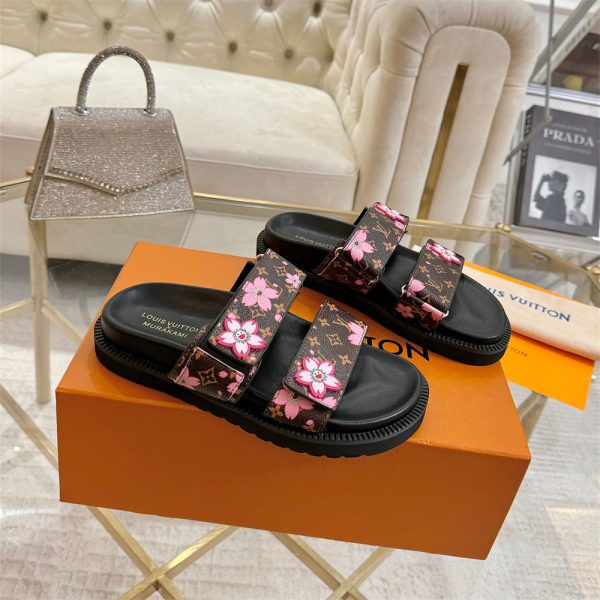 High quality slippers & handbag set free shipping LOV #X1389