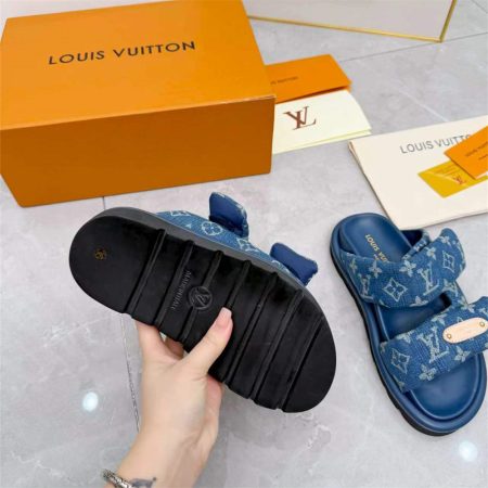 High quality denim slipper & shoulder bag set free shipping LOV #X1394 - Image 3