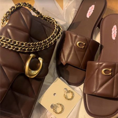 High quality slipper & bag set free shipping COH #X1397