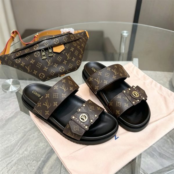 High quality slipper & waist bag set free shipping LOV #X1406