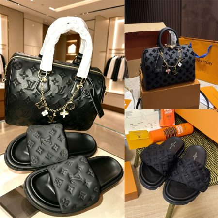 High quality slipper & handbag set free shipping LOV #X1424