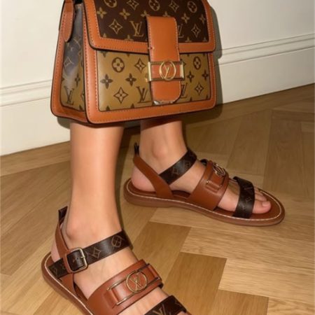 High quality slippers & shoulder bag set free shipping LOV #X1433