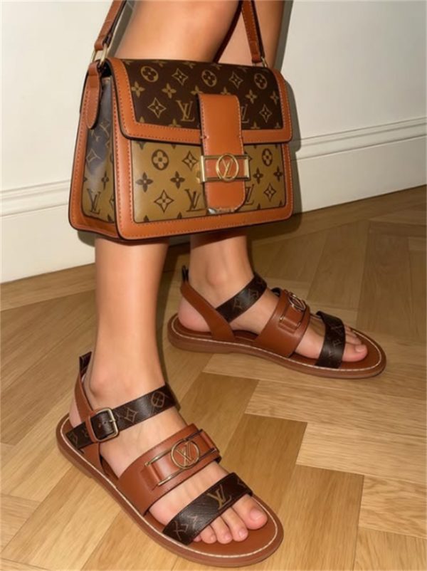 High quality slippers & shoulder bag set free shipping LOV #X1433