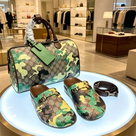 High quality slippers & handbag set free shipping GUI #X1436