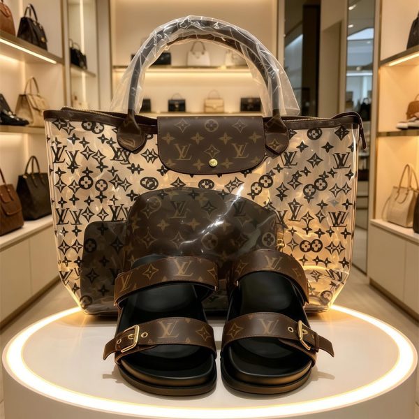 1 pair slipper & combination bag set LOV #X1439