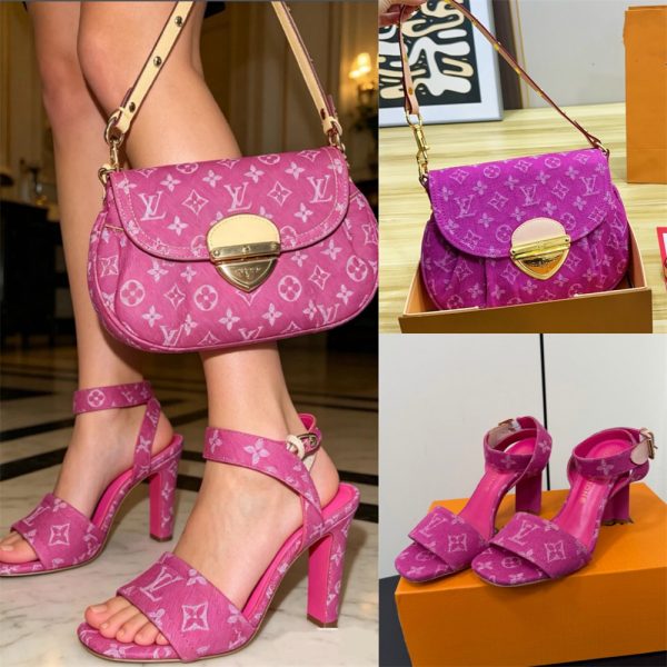 High quality sandals & shoulder bag set free shipping LOV #X1460