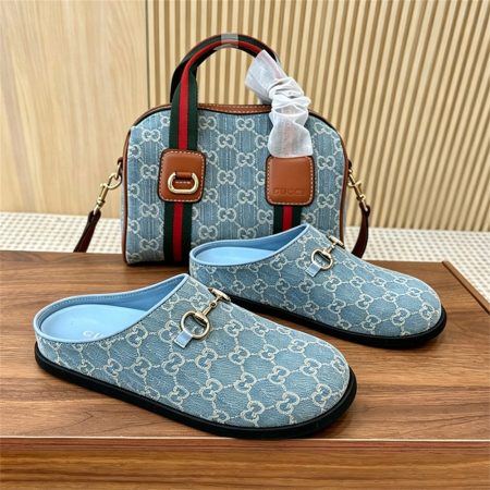 High quality slippers &  bag set free shipping GUI #X1468