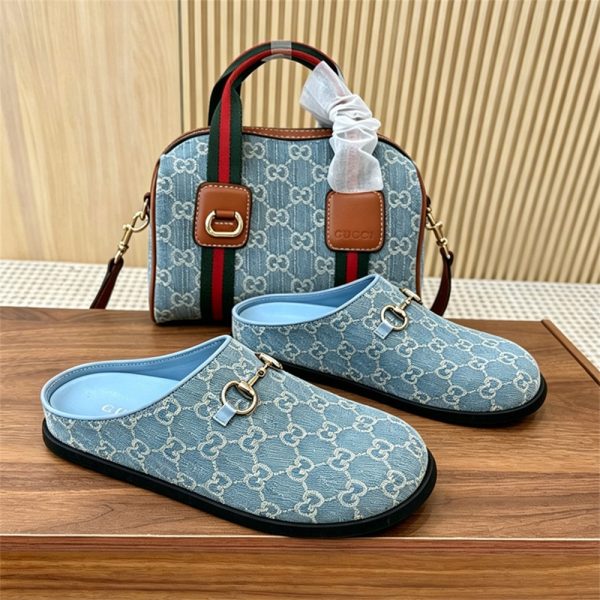 High quality slippers &  bag set free shipping GUI #X1468