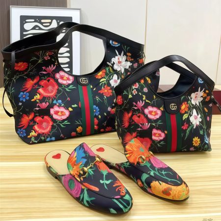 High quality slipper & tote bag set free shipping GUI #X1476