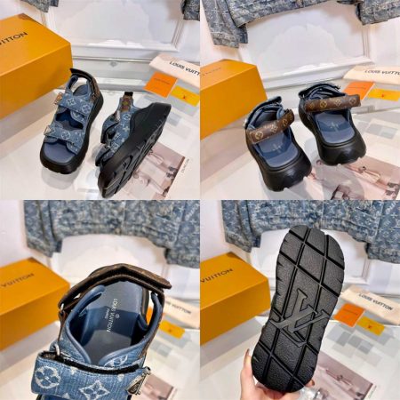 High quality denim sandal & shoulder bag free shipping LOV #X1480 - Image 5