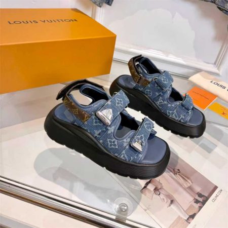High quality denim sandal & shoulder bag free shipping LOV #X1480 - Image 3
