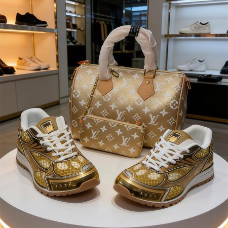 High quality sneaker & Handbag set free shipping LOV #X1485