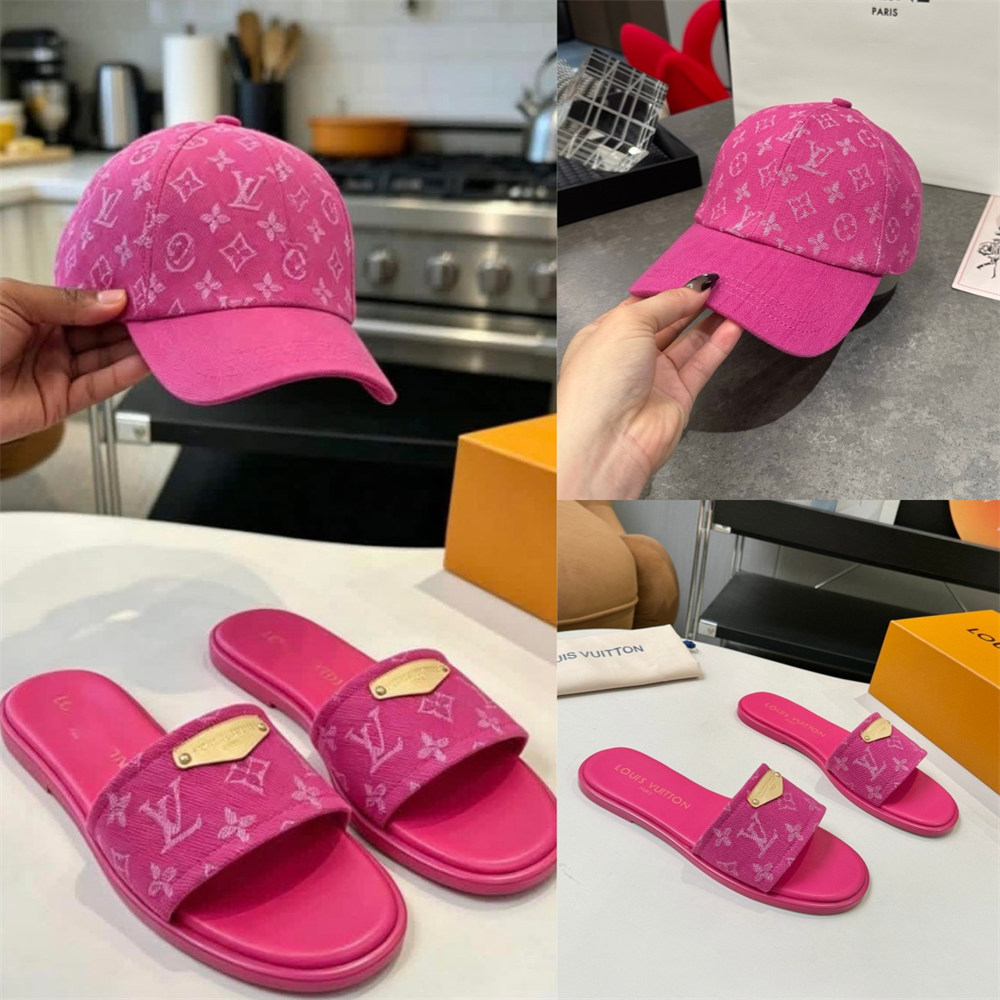 High quality slippers & hat set free shipping LOV #X1491 - Image 1
