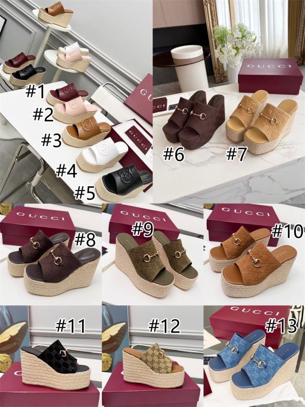 High quality slippers size:5-11 with box free shipping GUI ALS #X1492