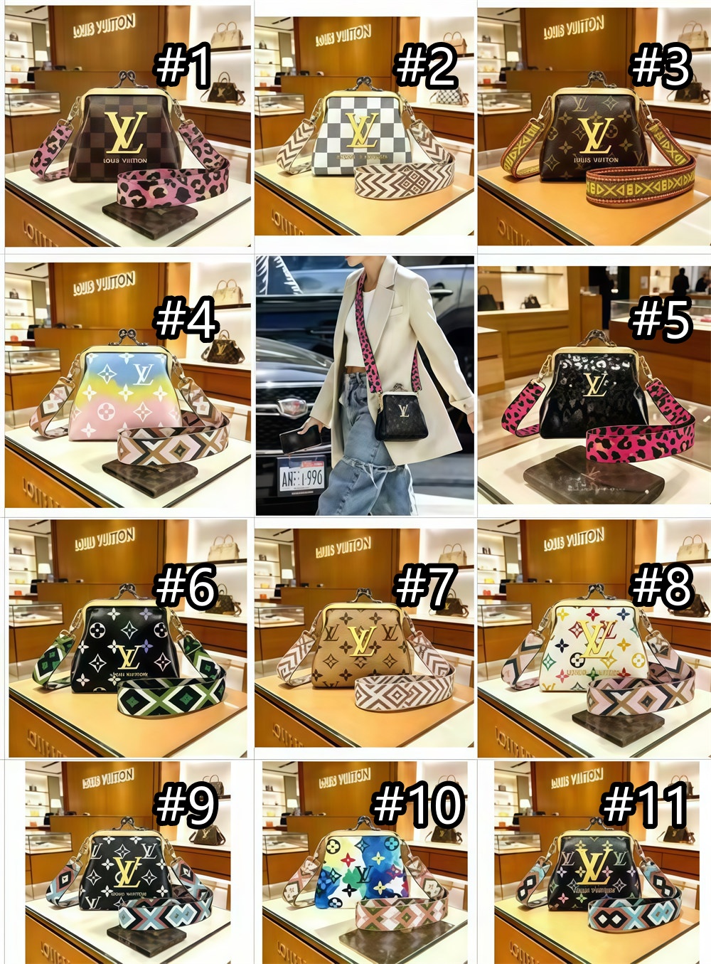 Wholesale shoulder bag size:13*12*4cm LOV #X1514 - Image 1