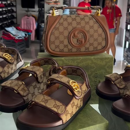 High quality slippers & shoulder bag set free shipping GUI #X1523