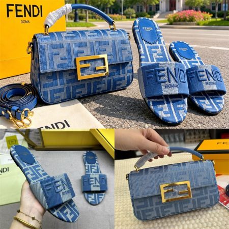 High quality slipper & shoulder bag set free shipping FEI #X1527
