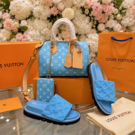 High quality slippers & handbag set free shipping LOV #X1542