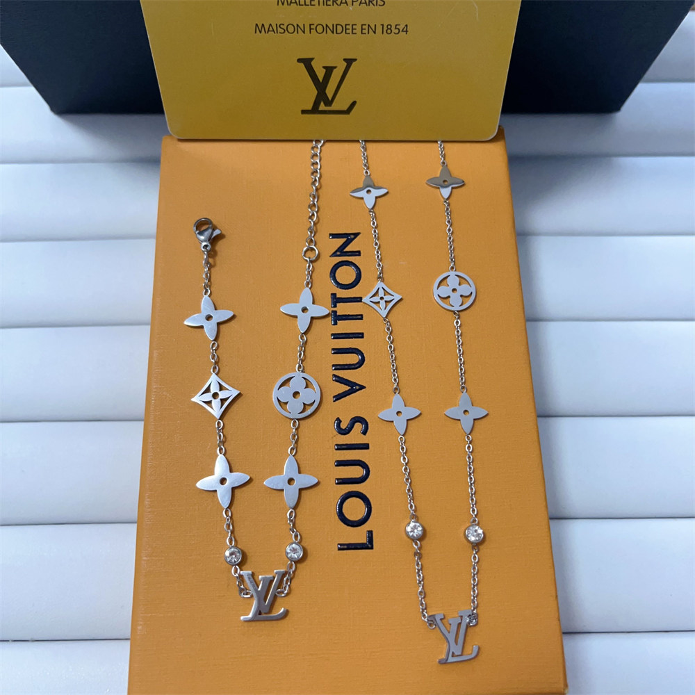 Wholesale Fashion Necklace and Bracelet Set LOV LHZ #X1541 - Image 2